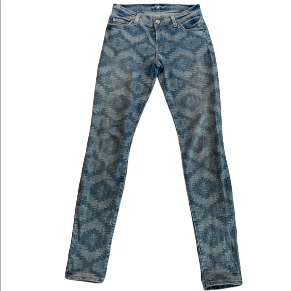 7 For All Mankind The Skinny Jeans Size 26 - Picture 2 of 16